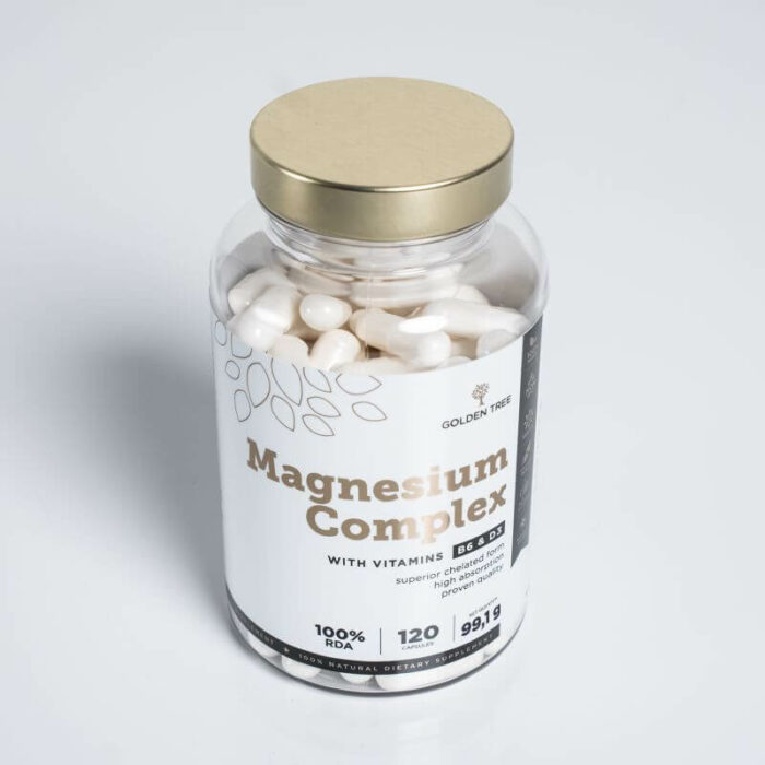 Magnesium Complex s vitamínem B6 a D3 – tobolky