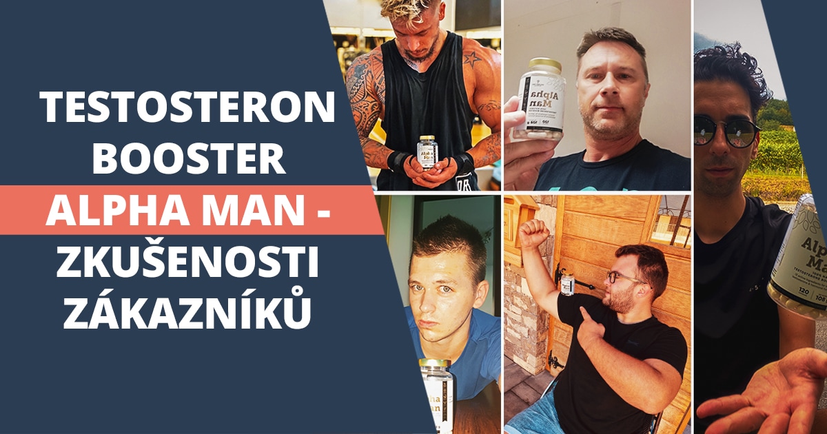 Testosteron booster Alpha Man – recenze uživatelů